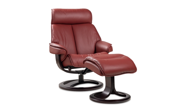 Picture of Nordic 98 Red Chair and Ottoman