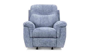 Picture of Sheffield Navy Blue Glider Recliner