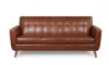 Picture of Demarius Cobblestone Leather Sofa