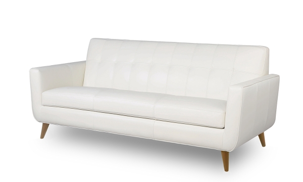 Picture of Demarius Blanco Leather Sofa