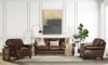 Picture of Chaucer Chocolate Leather Sofa