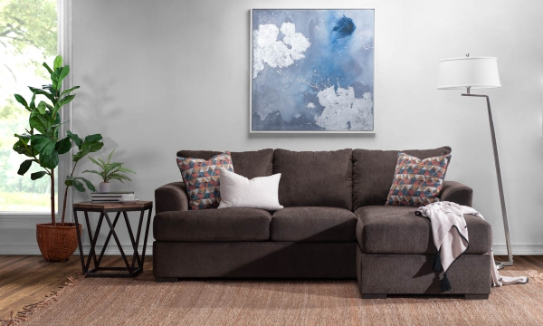 Picture of Savannah Chocolate Sofa Chaise