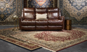 Picture of Marquee Davenport Leather Power Sofa