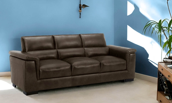 Picture of Payne Walnut Leather Sofa