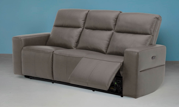 Picture of Denali Dark Gray Leather Power Reclining Sofa