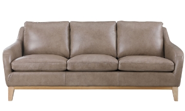 Picture of Cammack Sandy Brown Leather Sofa