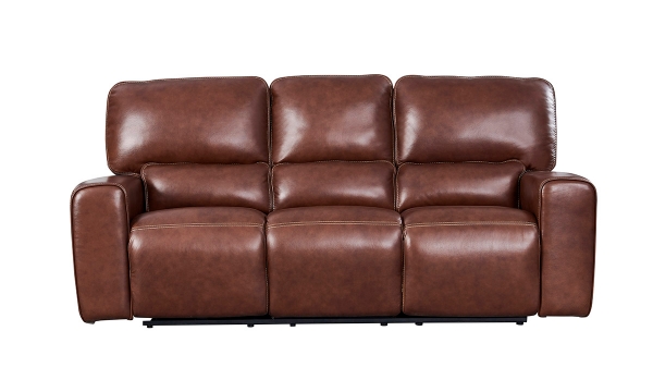 Picture of Broadway Brown Leather Power Sofa