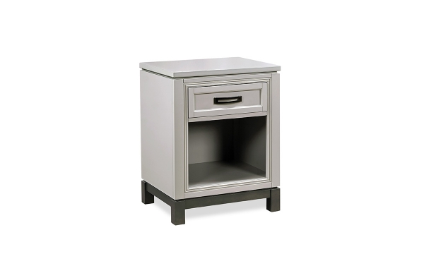 Picture of Hyde Park Gray 1-Drawer Nightstand