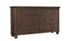 Picture of Hudson Chestnut 6-Drawer Dresser