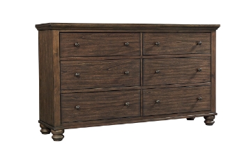 Picture of Hudson Chestnut 6-Drawer Dresser