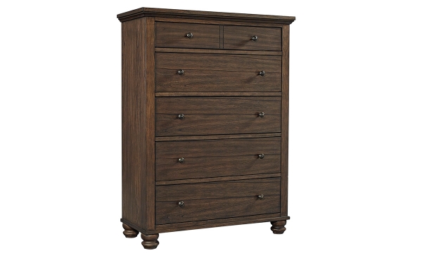 Picture of Hudson Chestnut 5-Drawer Chest