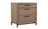 Picture of Trellis Brown 3-Drawer Nightstand