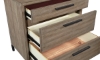 Picture of Trellis Brown 3-Drawer Nightstand