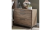 Picture of Trellis Brown 3-Drawer Nightstand