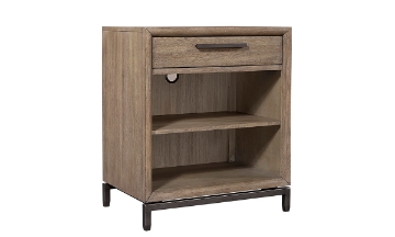 Picture of Trellis Brown 1-Drawer Nightstand