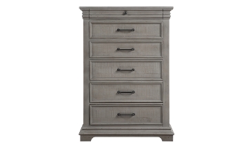 Picture of Lansing Weathered Gray 6-Drawer Chest