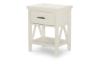 Picture of Lakehouse Pebble White Open Nightstand