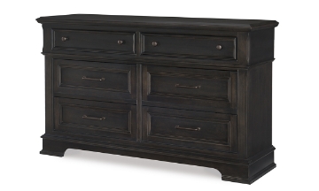 Picture of Townsend Dark Sepia 6-Drawer Dresser