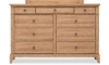 Picture of Trisha Todays Traditions Hickory 9-Drawer Dresser
