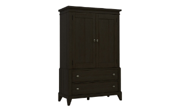 Picture of Trisha Todays Traditions Black 2-Door Highboy Drawer Chest