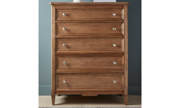 Picture of Simplicity Maple Brown 5-Drawer Chest