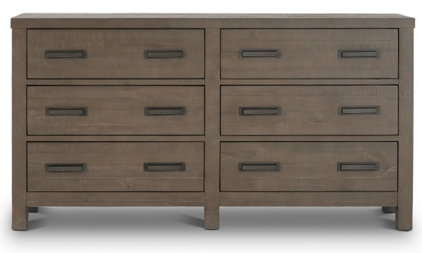 Picture of Taryn Rustic Gray 6-Drawer Dresser