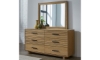 Picture of Batton Blonde Oak 6-Drawer Dresser