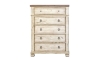 Picture of Belmont Antique Linen 5-Drawer Chest