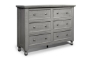 Picture of Sage Gray 6-Drawer Dresser