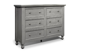 Picture of Sage Gray 6-Drawer Dresser