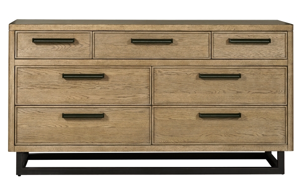 Picture of Drew & Jonathan Catalina Light Oak 7-Drawer Dresser