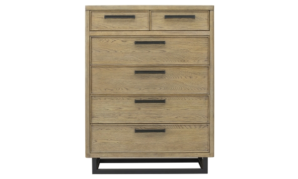Picture of Drew & Jonathan Catalina Light Oak 6-Drawer Chest