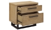 Picture of Drew & Jonathan Catalina Light Oak 2-Drawer Nightstand