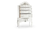 Picture of Cirrus White Carved Tallboy