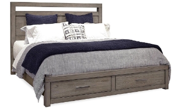 Picture of Modern Loft Greystone Queen Storage Bed