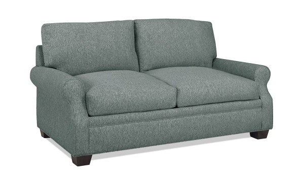 Picture of Carolina Custom Larkspur Loveseat Sea Blue
