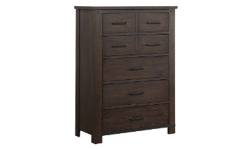 Picture of Hastings Weathered Brown 5-Drawer Chest