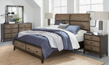 Picture of Westlake Portabello Queen Sleigh Storage Bed