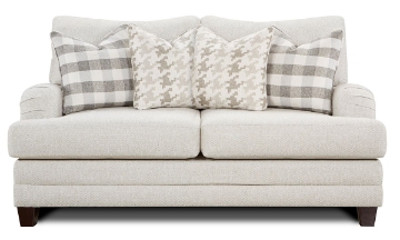 Picture of Charles of London Cream Berber Loveseat