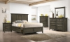 Picture of San Mateo Gray Arts & Crafts 3-Drawer Nightstand