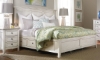Picture of San Mateo White Arts & Crafts King Storage Bed