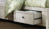 Picture of San Mateo White Arts & Crafts Queen Storage Bed