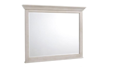 Picture of San Mateo White Arts & Crafts Landscape Mirror