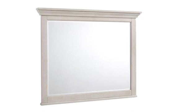 Picture of San Mateo White Arts & Crafts Landscape Mirror