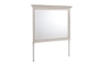 Picture of San Mateo White Arts & Crafts Landscape Mirror