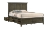 Picture of Queen Panel Storage Bed