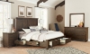 Picture of Hudson Chestnut King Panel Storage Bed