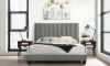 Picture of Coyote Carroll Gray King Bed with 2 Nightstands