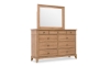 Picture of Trisha Todays Traditions Hickory Landscape Mirror