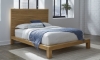 Picture of Batton Blonde Oak King Panel Bed